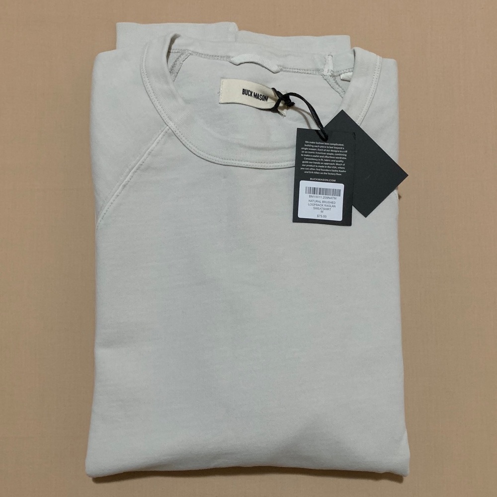 BUCK MASON Loopback Raglan Sweatshirt - Picture 5 of 7